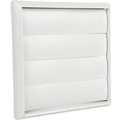 Cofan Grelha de Ventilação com 4 Lâminas Móveis ABS Branco Diâmetro do tubo 15 cm Cofan Grelha de Ventilação com 4 Lâminas Móveis ABS Branco Diâmetro do tubo 15 cm