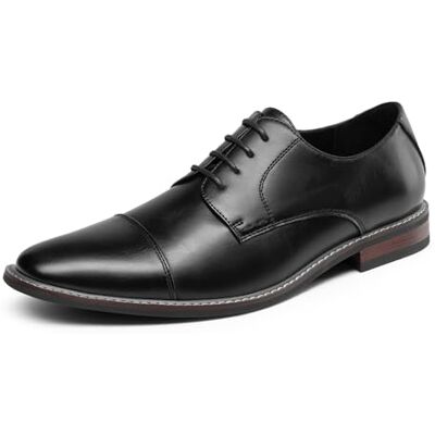 Bruno Marc Sapatos de vestir homem Oxfords cordões fato, Preto Bruno Marc Sapatos de vestir homem Oxfords cordões fato, Preto