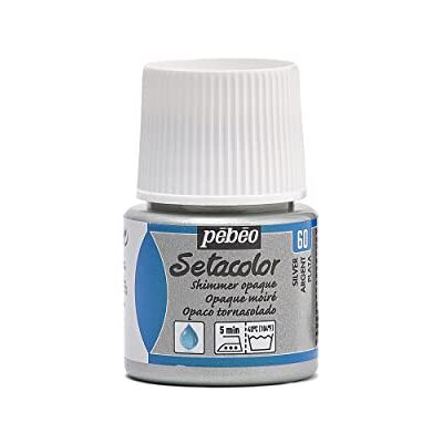PEBEO Tinta especial para tecidos, Argent Moiré, 45 ml () PEBEO Tinta especial para tecidos, Argent Moiré, 45 ml ()