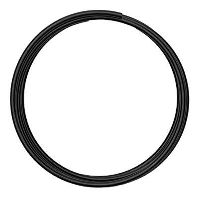Creative Fio de alumínio para artesanato 2 m x 4 mm preto (preto) fio flexível metálico para bijuteria e arranjos florais Creative Fio de alumínio para artesanato 2 m x 4 mm preto (preto) fio flexível metálico para bijuteria e arranjos florais