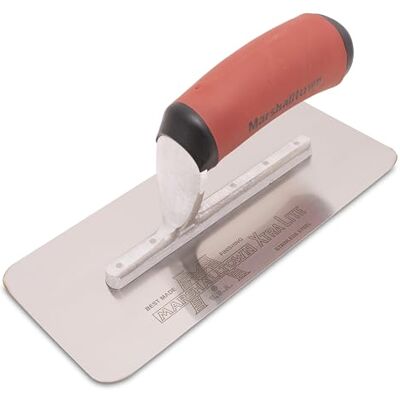 Marshalltown Plana "veneziana" de com cabo DuraSoft, aço inoxidável, para estucadores, tamanho: 279 x 95 mm Marshalltown Plana "veneziana" de com cabo DuraSoft, aço inoxidável, para estucadores, tamanho: 279 x 95 mm