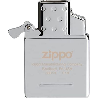 Zippo Butane Lighter Insert-Double Torch-Empty Gas Insert-2006816, aço Zippo Butane Lighter Insert-Double Torch-Empty Gas Insert-2006816, aço