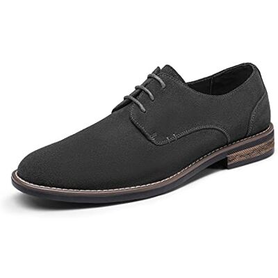 Bruno Marc Sapatos com atacadores, sapatos de vestir Oxfords clássicos formais Derby para homem URBAN-08-E, Cinzento E Bruno Marc Sapatos com atacadores, sapatos de vestir Oxfords clássicos formais Derby para homem URBAN-08-E, Cinzento E