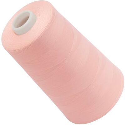 AERZETIX Bobina cónica de linha de costura 120 (40/2) 4000 m em poliéster cor-de-rosa claro confeção merçaria cordão costura roupa de couro AERZETIX Bobina cónica de linha de costura 120 (40/2) 4000 m em poliéster cor-de-rosa claro confeção merçaria cordão costura roupa de couro