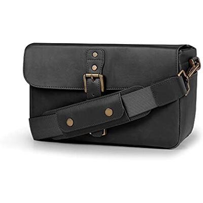 MegaGear MG1524 Bolsa de câmera em couro para câmeras sem espelho, DSLR e instantâneas - Bolsa de câmera MegaGear MG1524 Bolsa de câmera em couro para câmeras sem espelho, DSLR e instantâneas - Bolsa de câmera