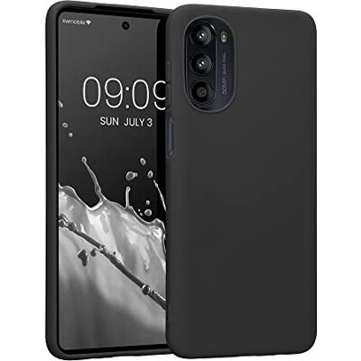 kwmobile Capa para Motorola Moto G52 / Moto G82 5G capa TPU ultra fina e silicone com bordas elevadas anti-quedas preto mate kwmobile Capa para Motorola Moto G52 / Moto G82 5G capa TPU ultra fina e silicone com bordas elevadas anti-quedas preto mate