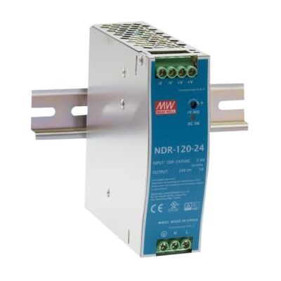 MEAN WELL ndr-120 – 24 120 W Metallic Power Supply Unit Power Supply UMTS (120 W, 90 – 264, metálico, 126 mm, 40 mm, 114 mm) MEAN WELL ndr-120 – 24 120 W Metallic Power Supply Unit Power Supply UMTS (120 W, 90 – 264, metálico, 126 mm, 40 mm, 114 mm)
