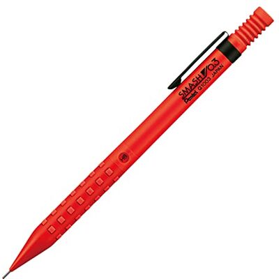 Pentel Q1005-N Smash Caneta mecânica, 0,02 polegadas (0,5 mm), cinzento escuro (vermelho) Pentel Q1005-N Smash Caneta mecânica, 0,02 polegadas (0,5 mm), cinzento escuro (vermelho)