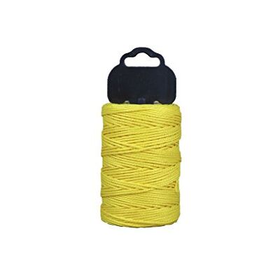 Cofan Blister trança de poliamida 8842 Medida: Ø 1,5 mm por 100 metros, amarelo Cofan Blister trança de poliamida 8842 Medida: Ø 1,5 mm por 100 metros, amarelo