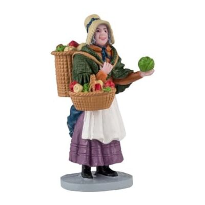 Lemax Vendedor de legumes vegetal em resina H6,8 x 3,5 x 4 cm Lemax Vendedor de legumes vegetal em resina H6,8 x 3,5 x 4 cm