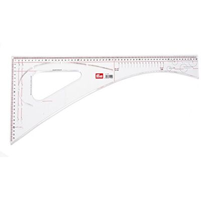 Prym 611499 Esquadro para alfaiates (60 x 24 cm) Prym 611499 Esquadro para alfaiates (60 x 24 cm)