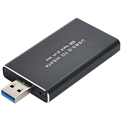 chenyang Placa adaptadora conversora SSD externa Mini PCI-E mSATA para USB 3.0 com capa SA-092-106-119-U3-294 chenyang Placa adaptadora conversora SSD externa Mini PCI-E mSATA para USB 3.0 com capa SA-092-106-119-U3-294