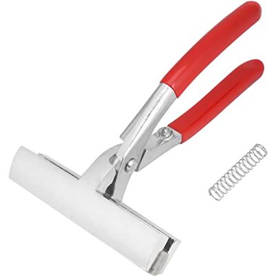 Walfront 1 unidade 12 cm de largura alicates de lona profissionais braçadeira de Braçadeira de metal, aderência firme em telas grossas, punho antiderrapante, tensionamento de molduras de madeira Walfront 1 unidade 12 cm de largura alicates de lona profissionais braçadeira de Braçadeira de metal, aderência firme em telas grossas, punho antiderrapante, tensionamento de molduras de madeira