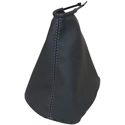 AERZETIX : Capa para alavanca de mudanças de couro sintético com costuras de cores variáveis (cinzento escuro) AERZETIX : Capa para alavanca de mudanças de couro sintético com costuras de cores variáveis (cinzento escuro)