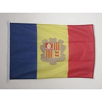 AZ FLAG Bandeira de ANDORRA 90 x 60 cm uso exterior bandeira ANDORRANA 60 x 90 cm anéis Uso exterior y náutico Enseña náutica andorrana resistente a la intemperie con costuras dobles y bordes reforzados AZ FLAG Bandeira de ANDORRA 90 x 60 cm uso exterior bandeira ANDORRANA 60 x 90 cm anéis Uso exterior y náutico Enseña náutica andorrana resistente a la intemperie con costuras dobles y bordes reforzados