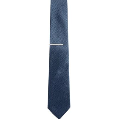 NEXT Hombres Corbata texturizada y alfiler de corbata NEXT Hombres Corbata texturizada y alfiler de corbata