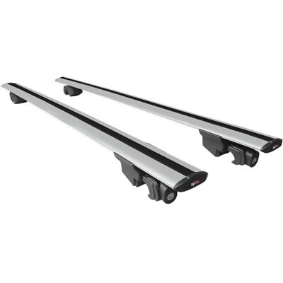 apline Compatível com mini Countryman (R60) 2010-2016 modelo Hook barra de teto auto porta-bagagens barras cruzadas cinzento alumínio 2 barras apline Compatível com mini Countryman (R60) 2010-2016 modelo Hook barra de teto auto porta-bagagens barras cruzadas cinzento alumínio 2 barras