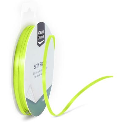 Creative Fita de Cetim 3mmx10m Verde Claro Creative Fita de Cetim 3mmx10m Verde Claro