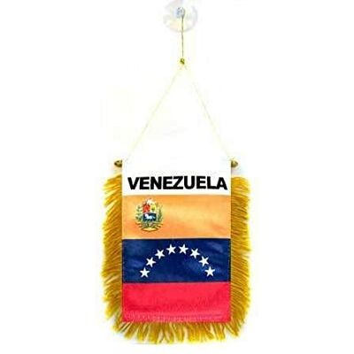AZ FLAG Bandeira de carro Venezuela 15 x 10 cm poliéster 100D ventosa Uso exterior ensino para carro venezuelano acabamento costurado resistente ao exterior AZ FLAG Bandeira de carro Venezuela 15 x 10 cm poliéster 100D ventosa Uso exterior ensino para carro venezuelano acabamento costurado resistente ao exterior