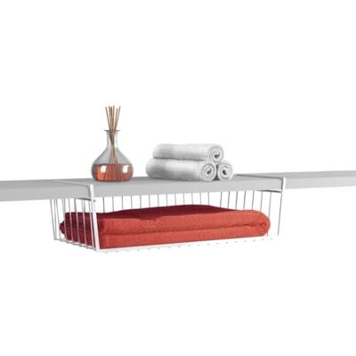 Metaltex BABATEX 50 Prateleira Intermediária Largura 50 cm. Cor BRANCO. 50x26x14 cm Metaltex BABATEX 50 Prateleira Intermediária Largura 50 cm. Cor BRANCO. 50x26x14 cm
