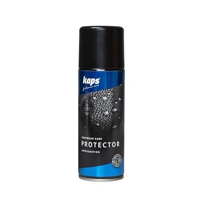 Kaps Protetor Spray Protetor para calçado, aerossol impermeável para botas e sapatos de couro e tecido, sem flúor nem PFC (400 ml 13,52 fl. Oz.) Kaps Protetor Spray Protetor para calçado, aerossol impermeável para botas e sapatos de couro e tecido, sem flúor nem PFC (400 ml 13,52 fl. Oz.)