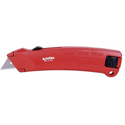 Cofan Cutter Retátil Zamak Corpo compacto e leve, fabricado em aço inoxidável, ideal para artesanato Cofan Cutter Retátil Zamak Corpo compacto e leve, fabricado em aço inoxidável, ideal para artesanato