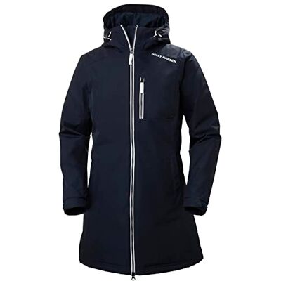 Helly Hansen Mulheres W casaco de inverno longo Belfast, azul-marinho, M Helly Hansen Mulheres W casaco de inverno longo Belfast, azul-marinho, M