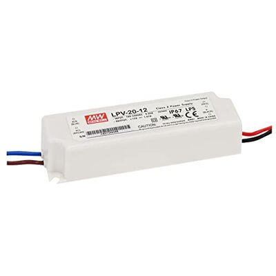 MEAN WELL Fonte de alimentação LED 15 W 5 V 3A; MeanWell, LPV-20-5 MEAN WELL Fonte de alimentação LED 15 W 5 V 3A; MeanWell, LPV-20-5