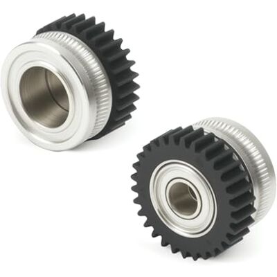 Creality K1/K1C/K1 SE/K1 Max/Ender-5 Max/Ender-3 V3 Plus kit de engrenagens de extrusora, acessório oficial para impressoras 3D da série K1, extrusão de filamento, peças de substituição Creality K1/K1C/K1 SE/K1 Max/Ender-5 Max/Ender-3 V3 Plus kit de engrenagens de extrusora, acessório oficial para impressoras 3D da série K1, extrusão de filamento, peças de substituição