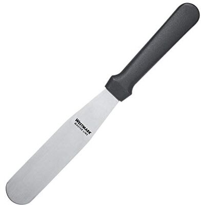 Westmark Paleta profissional de pastelaria para espalhar/confeccionar, Reta, Flexível, Tamanho da lâmina: 3 x 14 cm, Comprimento: 26 cm, Inox/plástico, Linha Master, Preto/Prata, Westmark Paleta profissional de pastelaria para espalhar/confeccionar, Reta, Flexível, Tamanho da lâmina: 3 x 14 cm, Comprimento: 26 cm, Inox/plástico, Linha Master, Preto/Prata,