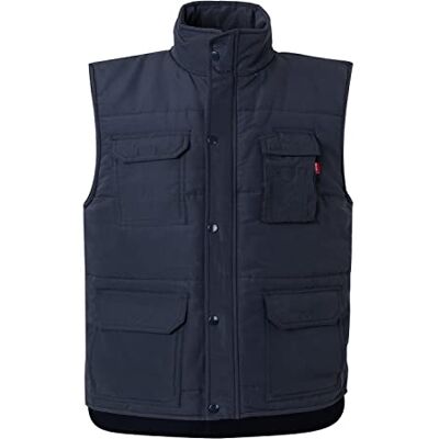 VELILLA 108; Colete acolchoado multibolsos; Cor Azul Marinho; Tamanho M VELILLA 108; Colete acolchoado multibolsos; Cor Azul Marinho; Tamanho M