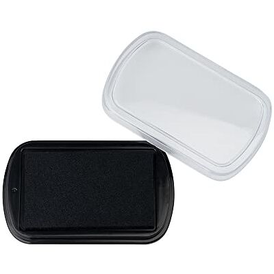 Ideen mit Herz Almofada de tinta secagem rápida resistente à água, 7,5 cm x 4,3 cm (preto) Ideen mit Herz Almofada de tinta secagem rápida resistente à água, 7,5 cm x 4,3 cm (preto)