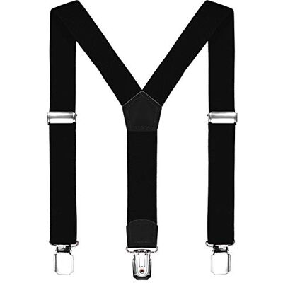 DonDon Crianças alças pretas 2 cm comprimento estreito ajustável para uma altura de 80 cm a 110 cm, ou seja 1-5 anos DonDon Crianças alças pretas 2 cm comprimento estreito ajustável para uma altura de 80 cm a 110 cm, ou seja 1-5 anos