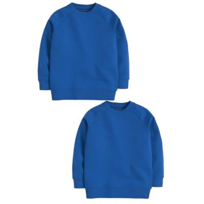 NEXT Niños Pack de 2 jerséis Escolares con Cuello Redondo NEXT Niños Pack de 2 jerséis Escolares con Cuello Redondo