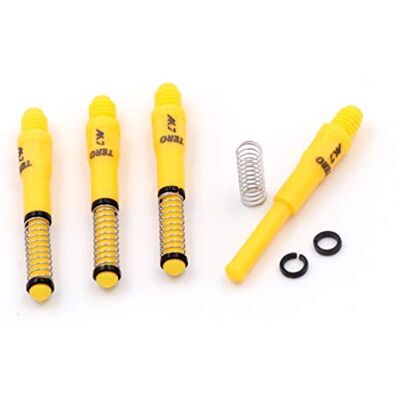 CUESOUL TERO AK7 Tamanhos de dardo amarelos eixos de dardo mola integrada telescópica, conjunto de 4 peças-S (CS-AK7 S4) CUESOUL TERO AK7 Tamanhos de dardo amarelos eixos de dardo mola integrada telescópica, conjunto de 4 peças-S (CS-AK7 S4)