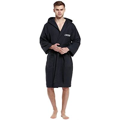 CRESSI Microfibra Bathrobe preto tamanho S CRESSI Microfibra Bathrobe preto tamanho S
