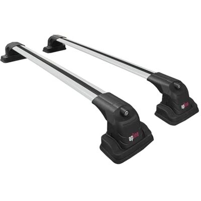 apline Compatível com Peugeot Bipper 2008-2018 Ace-3 barras de teto auto porta-bagagens barras cruzadas cinzento alumínio 2 barras apline Compatível com Peugeot Bipper 2008-2018 Ace-3 barras de teto auto porta-bagagens barras cruzadas cinzento alumínio 2 barras
