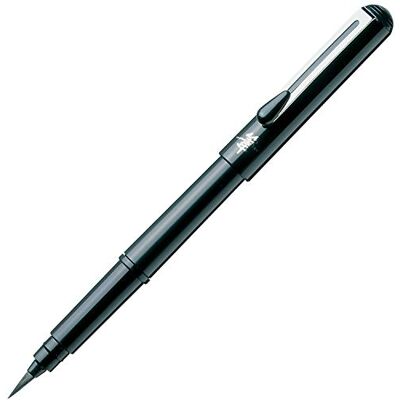 Pentel Esferográfica Pincel Portable Fude de Fude, corpo preto, médio () Pentel Esferográfica Pincel Portable Fude de Fude, corpo preto, médio ()