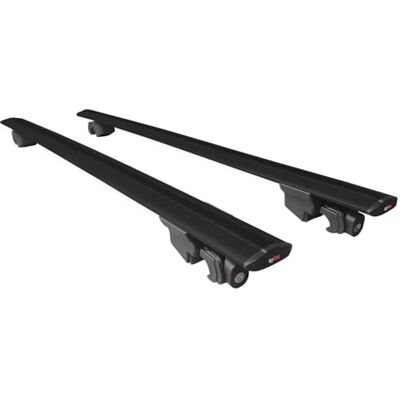apline Compatível com Seat Leon 3 (5F) Cupra ST 2013-2020 Hook Model barras de teto auto porta-bagagens barras cruzadas preto alumínio 2 barras apline Compatível com Seat Leon 3 (5F) Cupra ST 2013-2020 Hook Model barras de teto auto porta-bagagens barras cruzadas preto alumínio 2 barras
