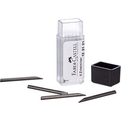 Faber-Castell 123121 Estojo para minas de compasso (6 unidades) Faber-Castell 123121 Estojo para minas de compasso (6 unidades)