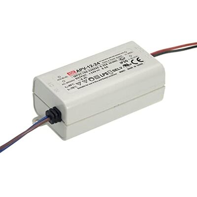 MEAN WELL Fonte de alimentação LED 10 W 5 V 2 A; MeanWell, APV-12-5 MEAN WELL Fonte de alimentação LED 10 W 5 V 2 A; MeanWell, APV-12-5
