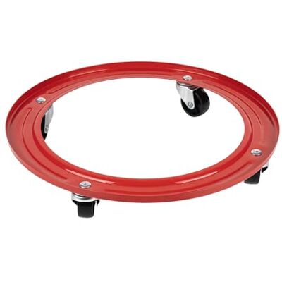 Cofan Suporte metálico com 4 rodas para Botija de Butano Resistente até 50 kg Porta-botijas em cor vermelha Venda Unitária Cofan Suporte metálico com 4 rodas para Botija de Butano Resistente até 50 kg Porta-botijas em cor vermelha Venda Unitária