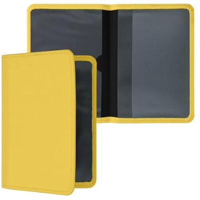 kwmobile Capa para cartão de condução estojo de neoprene para licença de circulação com espaço para cartões amarelo néon kwmobile Capa para cartão de condução estojo de neoprene para licença de circulação com espaço para cartões amarelo néon