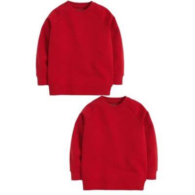 NEXT Niños Pack de 2 jerséis Escolares con Cuello Redondo NEXT Niños Pack de 2 jerséis Escolares con Cuello Redondo