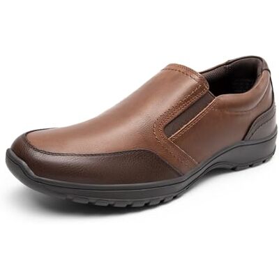 Bruno Marc Mocasins Masculinos Casuais Sapatos de Vestir Homem Sem Lacinhos Confortáveis, Castanho, 41 UE Bruno Marc Mocasins Masculinos Casuais Sapatos de Vestir Homem Sem Lacinhos Confortáveis, Castanho, 41 UE