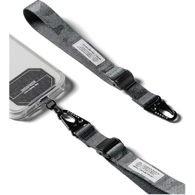 Ringke Holder Link Tactical Cam Buckle Hand Strap, correia de pulso para telemóvel resistente e anti-desgaste com adesivo, cordão multiusos para viagens, caminhadas, etc. Ringke Holder Link Tactical Cam Buckle Hand Strap, correia de pulso para telemóvel resistente e anti-desgaste com adesivo, cordão multiusos para viagens, caminhadas, etc.