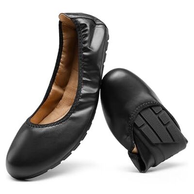 DREAM PAIRS Bailarinas Femininas Sapatos Planos Confortáveis Casuais Leves Palmilha de 3 camadas, sola em PVC curva antiderrapante, flexível de 360°, dobrável, adequada para viagens. DREAM PAIRS Bailarinas Femininas Sapatos Planos Confortáveis Casuais Leves Palmilha de 3 camadas, sola em PVC curva antiderrapante, flexível de 360°, dobrável, adequada para viagens.