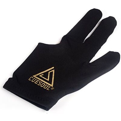 CUESOUL 10 unidades / conjunto 3 Finger bilhar Snooker Cue luvas luvas (preto) CUESOUL 10 unidades / conjunto 3 Finger bilhar Snooker Cue luvas luvas (preto)