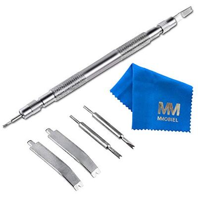 MMOBIEL Conjunto de ferramentas para relógios e parafusos (barras) com mola de aço inoxidável MMOBIEL Conjunto de ferramentas para relógios e parafusos (barras) com mola de aço inoxidável