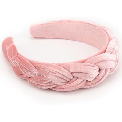 DRESHOW Diadema de veludo entrançado diadema acolchoada vintage para meninas diadema de veludo da moda para as mulheres DRESHOW Diadema de veludo entrançado diadema acolchoada vintage para meninas diadema de veludo da moda para as mulheres